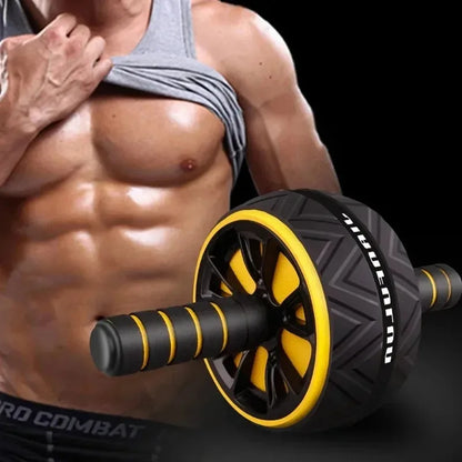 Fitness Equipment with Abdominal Wheel Ab Roller Exercise, Suitable for Men and Women, Quiet Two-Wheeled AB Roller. Fitness